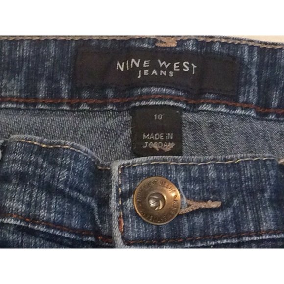 Nine West Jeans Size 10 America Bootcut Jeans Size 10 31L Denim Wash - Picture 11 of 12